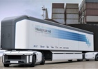 Por que todos estão investindo em veículos a hidrogênio? - Movido a hidrogênio, o Trailer Drone da Hyundai leva carga sem precisar de motorista (Foto: Divulgação)
