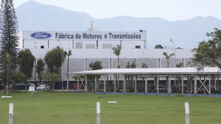 Fábrica da Ford em Taubaté (SP) produzia motores e transmissões e tinha cerca de 830 funcionários diretos - Divulgação - Divulgação