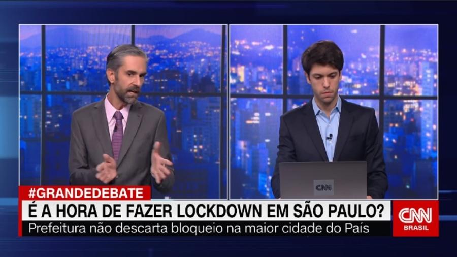 Augusto Botelho e Caio Coppolla, em "O Grande Debate", da CNN Brasil  - Reprodução / Internet