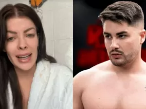 Jaquelline Grohalski fala pela primeira vez após Lucas Souza se assumir bissexual