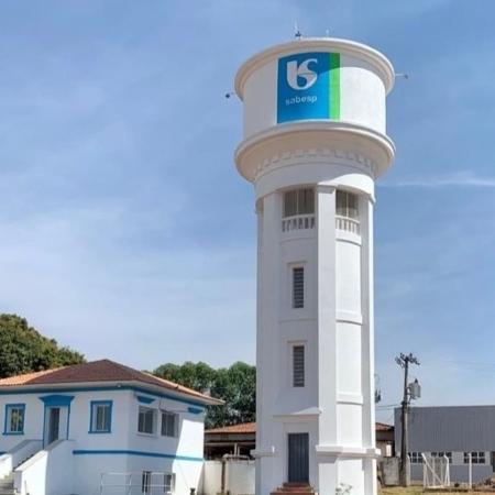 As ações da Sabesp foram negociadas sob o ticker SBSP3 As ações da Sabesp foram negociadas sob o ticker SBSP3