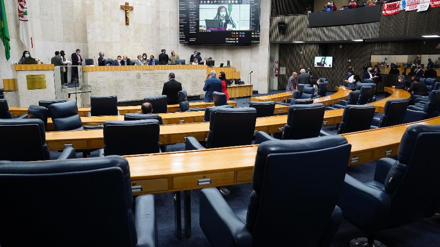 Sessão na Câmara Municipal de São Paulo