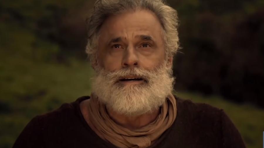Oscar Magrini interpreta Noé, em Gênesis (Reprodução: Record TV) - Reprodução / Internet