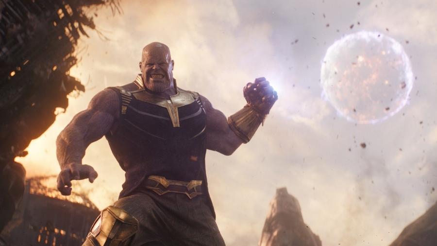 Marvel Studios AVENGERS: INFINITY WAR - O vilão Thanos, em Vingadores: Ultimato