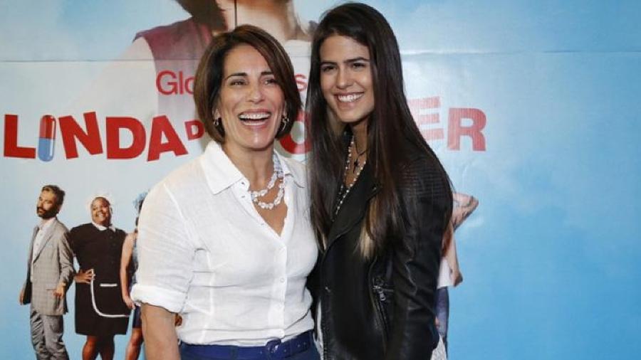 Glória Pires e a filha, Antônia Morais, que vai estrear na Record - Divulgação