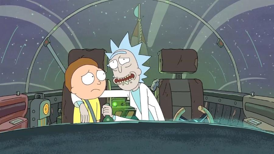 Rick and Morty grava as vozes da quinta temporada remotamente - Divulgação