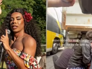 Bianca DellaFancy, atriz de “Renascer”, se esconde atrás de caminhão e relata susto durante tiroteiro no RJ; assista