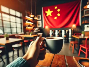 Redes famosas e entrega por drone: China está viciada no café brasileiro