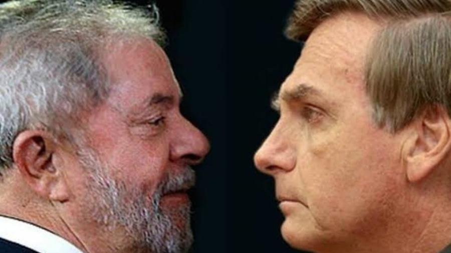 Lula e Bolsonaro (Reprodução)