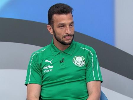 Edu Dracena no Bem Amigos, do SporTV: ele negocia para ser comentarista do Grupo Globo em 2020, após se aposentar do futebol (Reprodução/SporTV)