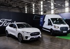 Ford apresenta novas tecnologias e mostra Mustang Mach-E, em testes no Brasil - Mustang Mach-E e E-Transit (Foto: Divulgação/Ford)