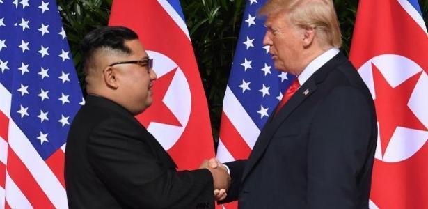 Estados Unidos e Coreia do Norte avançam em acordo por desnuclearização  - Foto: Saul Loeb/ AFP