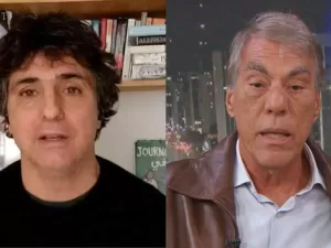 Guga Chacra perde a paciência com Demétrio Magnoli, e jornalistas discutem ao vivo na GloboNews: ‘Não posso falar?’; assista