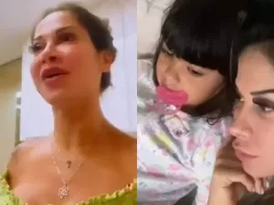 Vaza vídeo de Maíra Cardi falando imoralidades na frente da filha Sophia