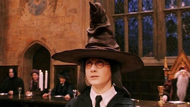 Chapéu Seletor diz para qual casa cada aluno de Hogwarts deve ir, em Harry Potter