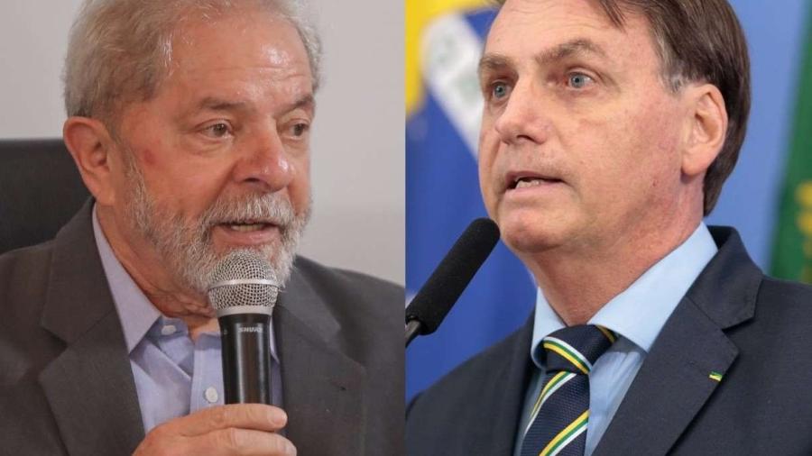 O ex-presidente Lula e o presidente Bolsonaro                              - RICARDO STUCKERT/INSTITUTO LULA E CAROLINA ANTUNES/PR                            