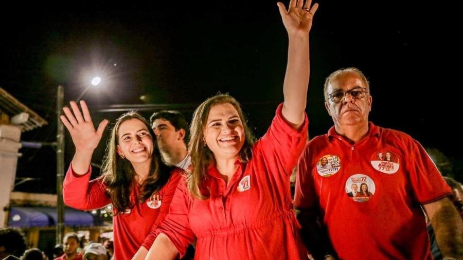 Marília Arraes, do Solidariedade, em campanha na Mata Sul do Estado                              - Divulgação                            