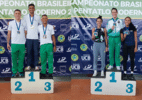 Victor Aguiar e Stephany Saraiva são campeões nacionais - Foto: Divulgação/CBPM