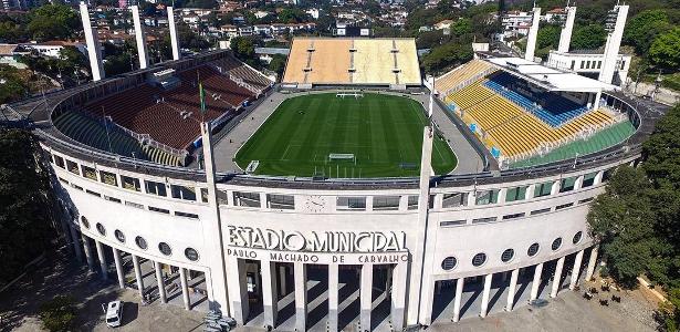 Pacaembu recebe partida deste domingo porque Allianz Parque está alugado para shows - Marcelo D. Sants/Framephoto/Estadão Conteúdo