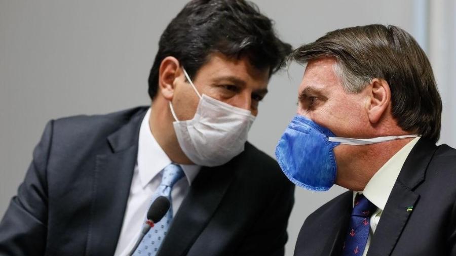 Mandetta e Bolsonaro: o ministro foi salvo pelo coronavírus - Agência Brasil