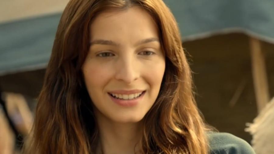 Lia (Michelle Batista) em Gênesis (Reprodução/Record TV) - Reprodução / Internet