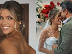 Isabella Santoni e marido emocionam fãs com vídeo de cerimônia intimista no Rio