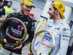 F1: Dobradinha de Ocon e Gasly em Interlagos restaura antiga amizade entre franceses da Alpine