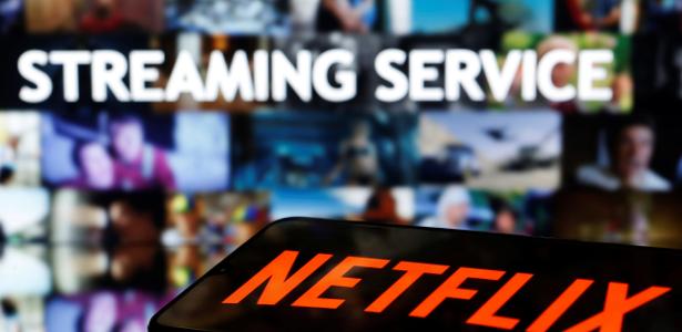 Logomarca e aplicativo do serviço de streaming Netflix, a líder do mercado no mundo