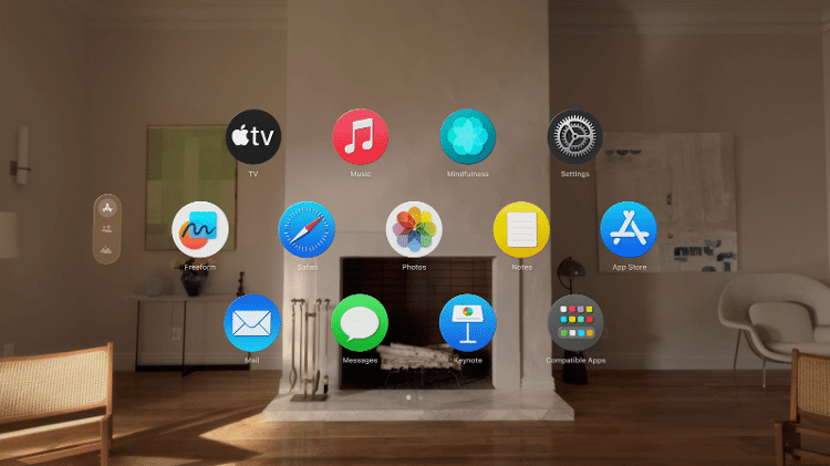 Apps no Vision Pro Apps no Vision Pro