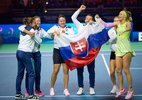 Eslováquia derruba equipe britânica e volta à final após 22 anos - Eslováquia enfrenta a Itália na final desta quarta-feira (Foto: Santiago/Getty Images for ITF)