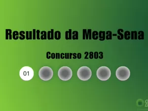 Mega-Sena 2803: veja resultado de hoje, terça-feira (3)