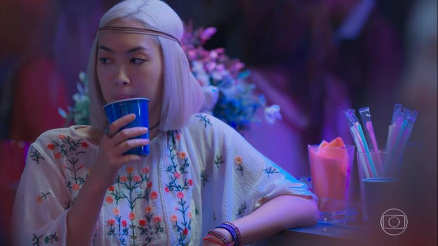 Tina (Ana Hikari) em Malhação (Reprodução/TV Globo). - Reprodução / Internet