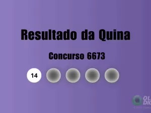 Quina 6673: veja resultado de hoje, quinta-feira (6)