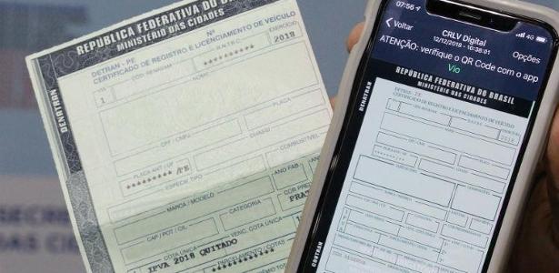 Licenciamento digital: o que muda para andar com o "documento do carro" - 11/08/2021 - Vimarsana News