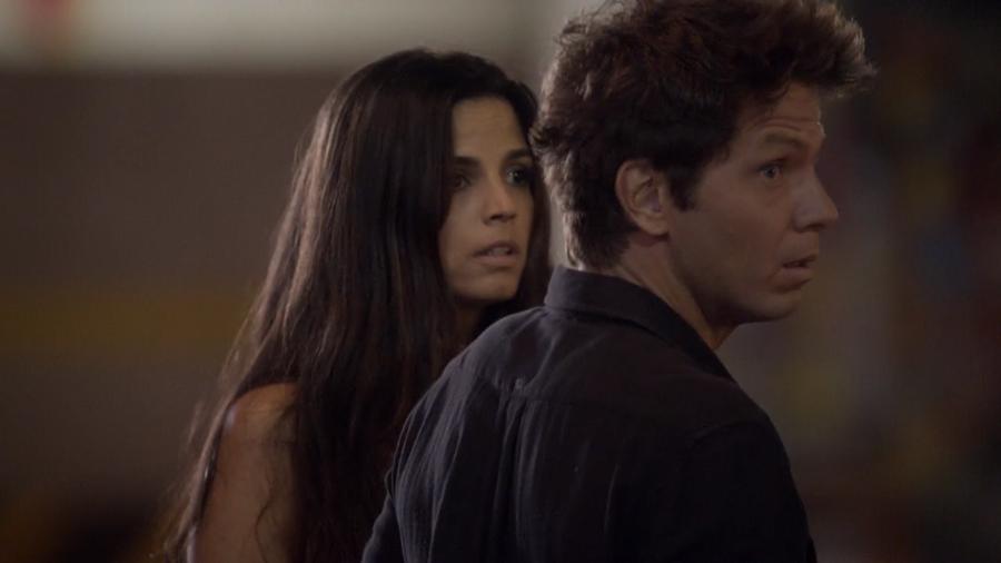 Dandara (Emanuelle Araújo) e Renê (Mário Frias) em Malhação (Reprodução/Globo) - Reprodução / Internet
