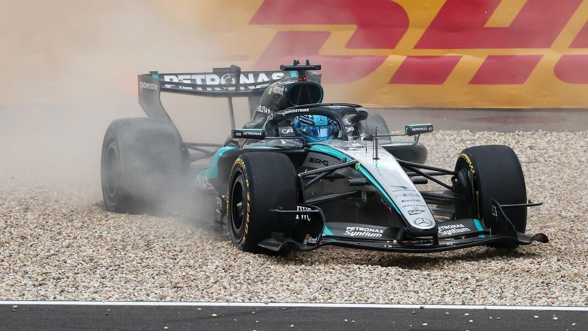 F1: Russell detona problema na bateria que gerou acidente com Hamilton e abandono na Bélgica