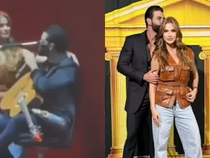 Gusttavo Lima e a Andressa Suita 'discutem relação' em show após cantor aparecer em bar