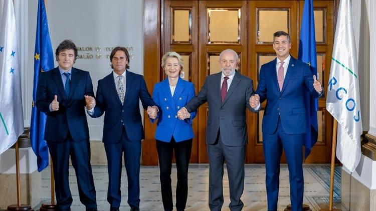 Arquivo - Presidente Lula com membros do Mercosul e União Europeia Arquivo - Presidente Lula com membros do Mercosul e União Europeia