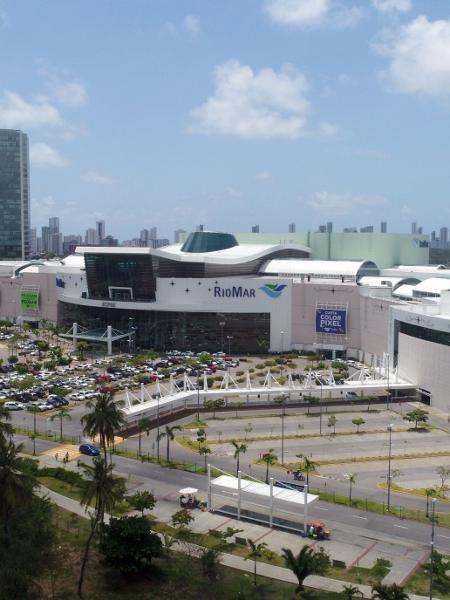 Vista aérea do RioMar Shopping, em Recife - ARNALDO CARVALHO/JC IMAGEM