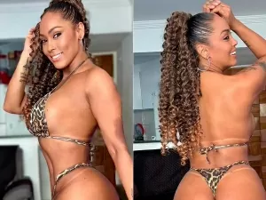 Rosiane Pinheiro exibe corpo após lipo HD e comemora: "Abusada"