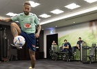 Em recuperação, Neymar volta a treinar com bola na Seleção Brasileira - Lucas Figueiredo / CBF