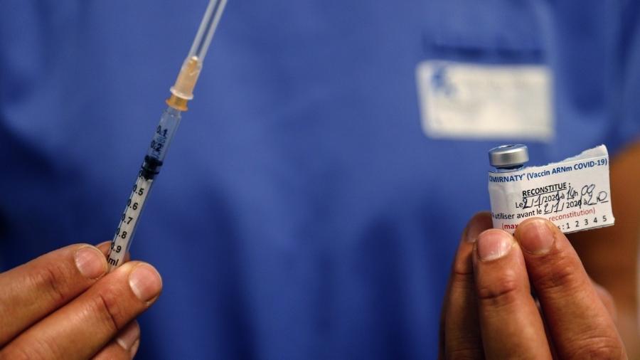                                  Vacina da covid-19, o novo coronavírus                              -                                 SAMEER Al-DOUMY/AFP                            