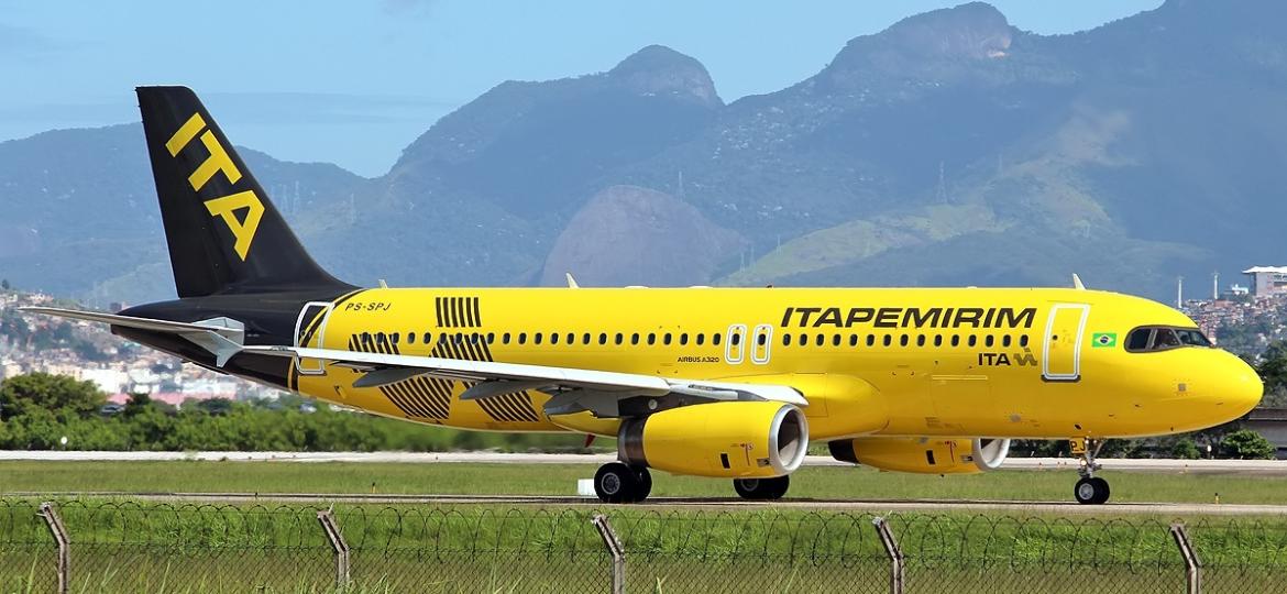 Avião da Itapemirim (ITA Transportes Aéreos) - Gustavo Aguiar via Wikimedia Commons