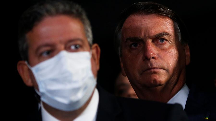 Arthur Lira, presidente da Câmara dos Deputados, e o presidente da República, Jair Bolsonaro - Adriano Machado/Reuters