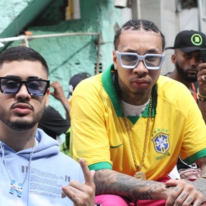 Kevinho e Tyga (Foto: Daniel Delmiro/AgNews)