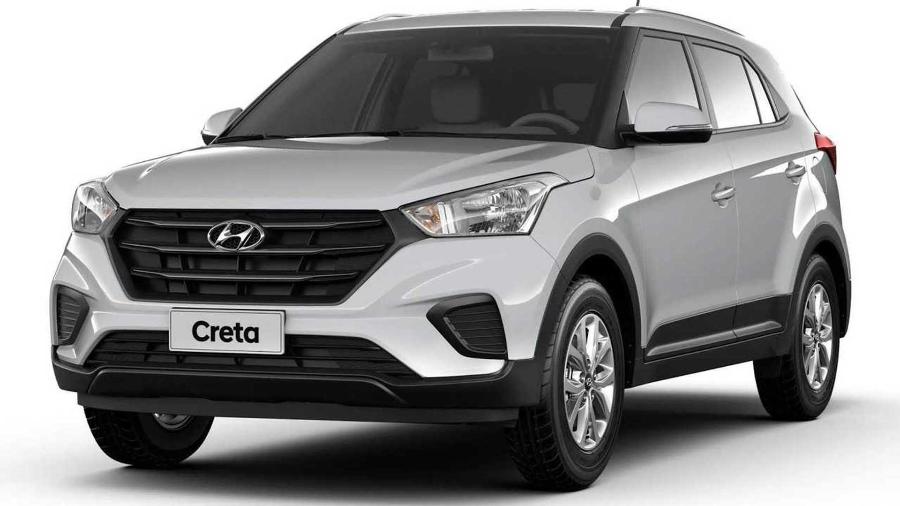 Hyundai Creta Action ganha luzes de condução diurna na base dos para-choques (na foto, item obrigatório ainda não foi incorporado ao SUV)