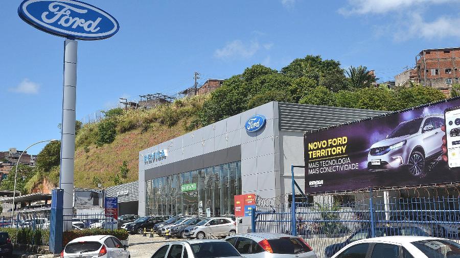 Vista de concessionária da Ford em Salvador  - - Foto: ROMILDO DE JESUS/FUTURA PRESS/FUTURA PRESS/ESTADÃO CONTEÚDO