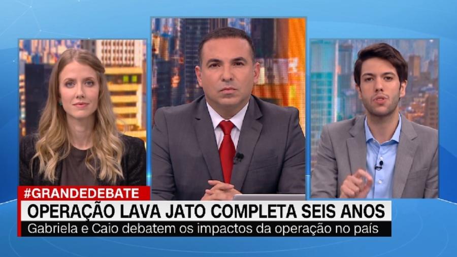 Gabriela Priolli, Reinaldo Gottino e Caio Coppolla, de O Grande Debate, no CNN Novo Dia (Reprodução) - Reprodução/CNN Brasil