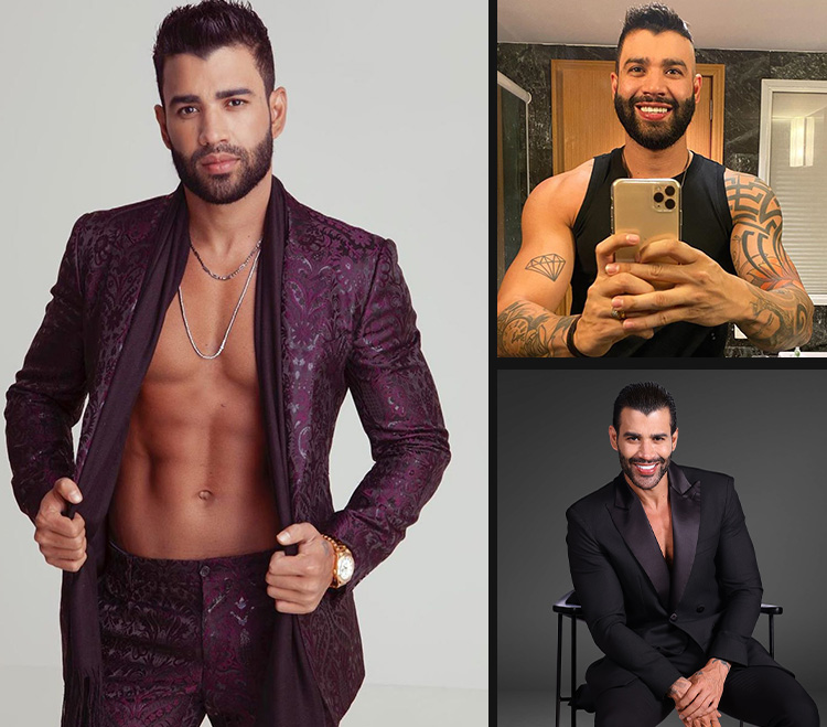 Gusttavo Lima em fase mais recente, apostando no visual