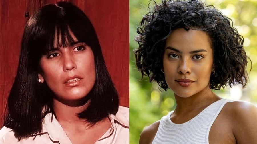 Gloria Pires e Bella Campos como Maria de Fátima em "Vale Tudo" - Divulgação